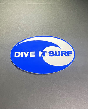 Dive N' Surf Original Logo Sticker