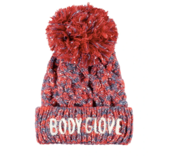 Logo Cable Beanie W/ Pom Pom