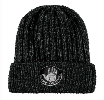 Knit Beanie- Emb Hand Logo