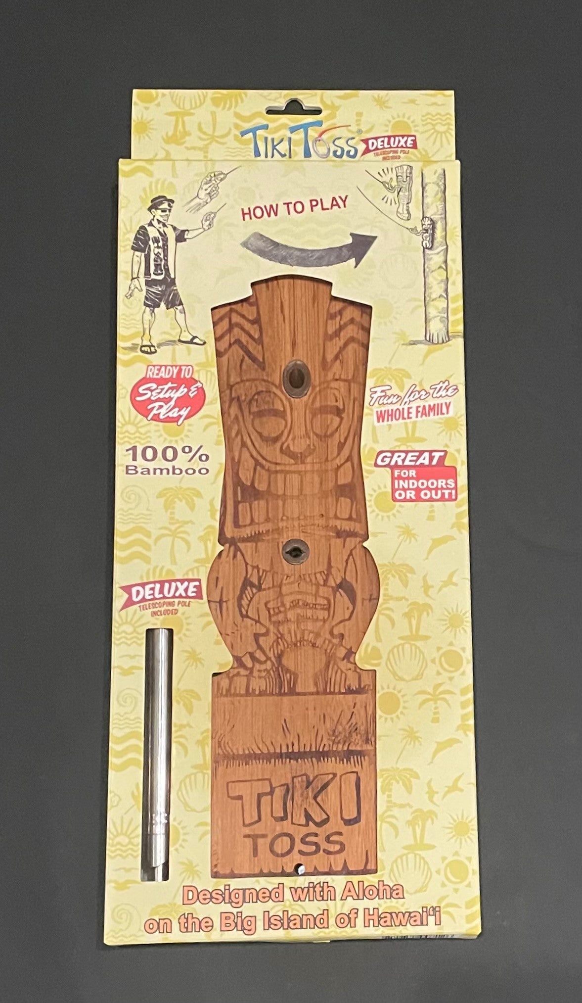 Deluxe Tiki Toss Game